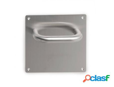 Juego de Manillas con Placa de 17X17 Cm para Puertas de