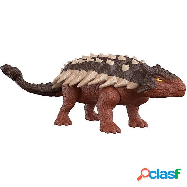 Jurassic World Figura Dinosaurio Ankylosaurus Ruge y Golpea