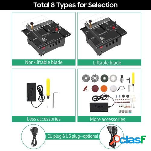 KKmoon 100W Multi-Functional Table Saw Mini Desktop Electric