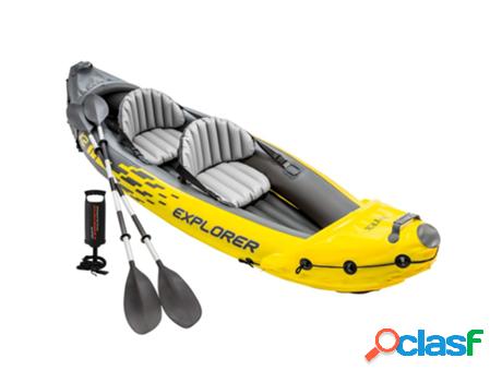 Kayak Hinchable con 2 Remos INTEX Explorer K2 (312 x 91 x 51