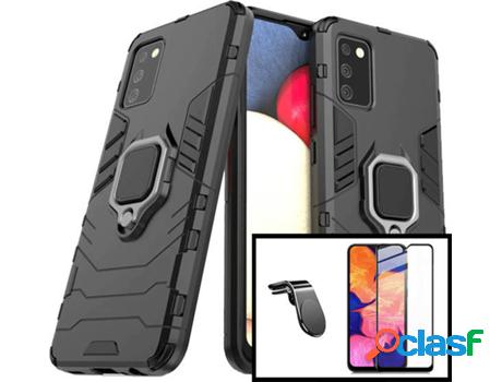 Kit Carcasa, Protector Cristal 5D Y Soporte Samsung Galaxy