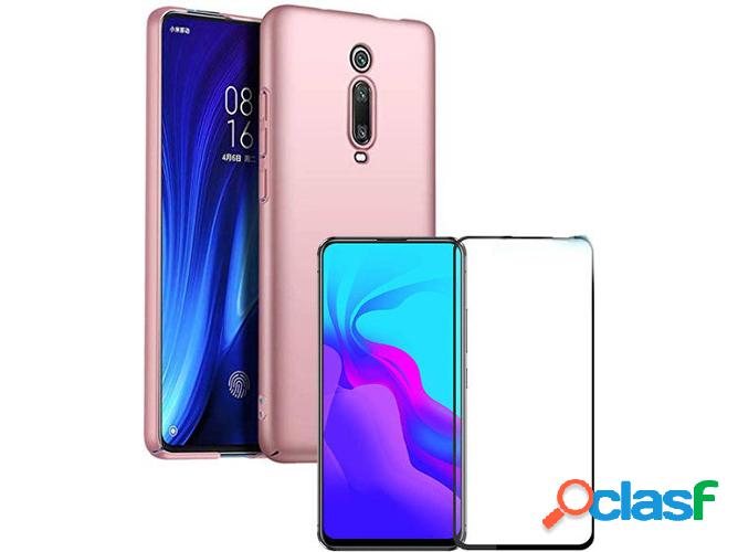 Kit Carcasa y Protector de Cristal Templado 5D Full Cover