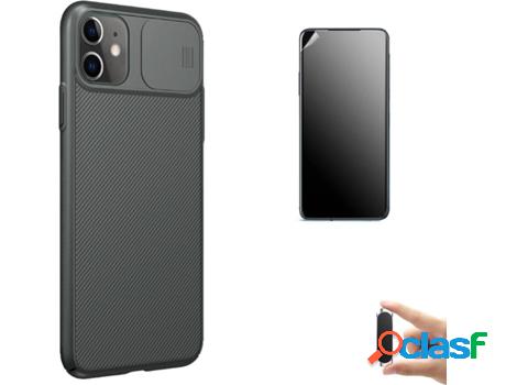 Kit Carcasa y Protector iPhone11 Antiimpacto! Ultimatte,