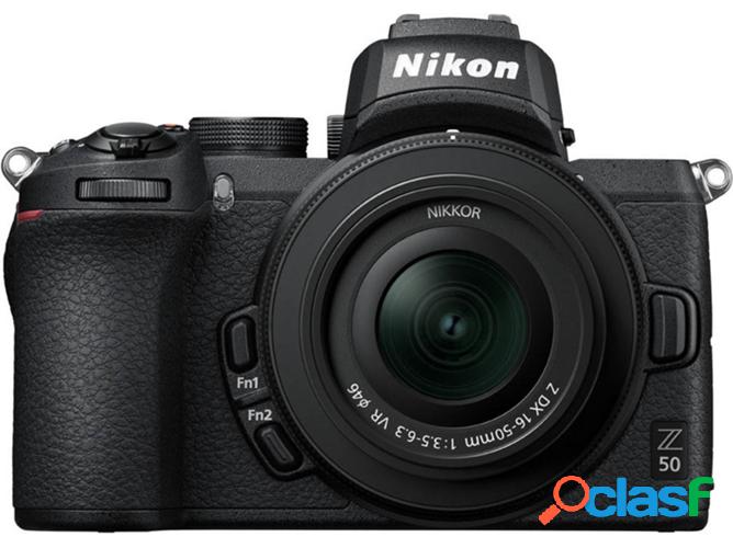 Kit Cámara Mirrorless NIKON Z50 + 16-50 VR (21.5 MP -