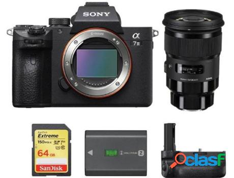 Kit Cámara Mirrorless, Objectivo SIGMA 50mm F1.4 DG HSM