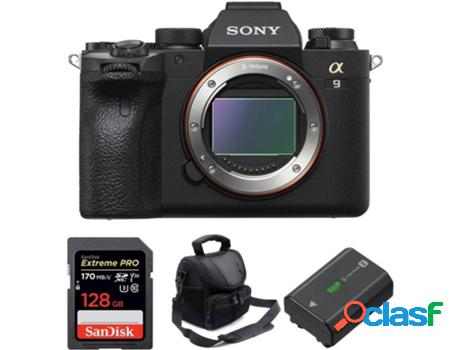 Kit Cámara Mirrorless, Tarjeta de Memória y Accesorios