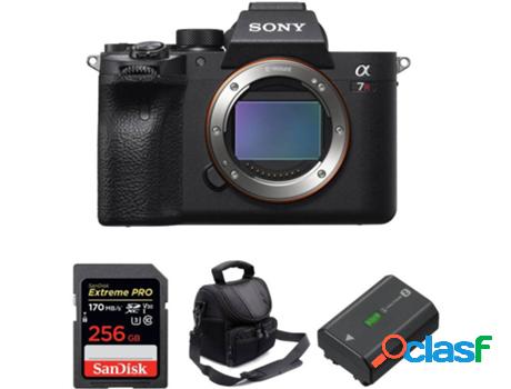 Kit Cámara Mirrorless, Tarjeta de Memória y Accesorios