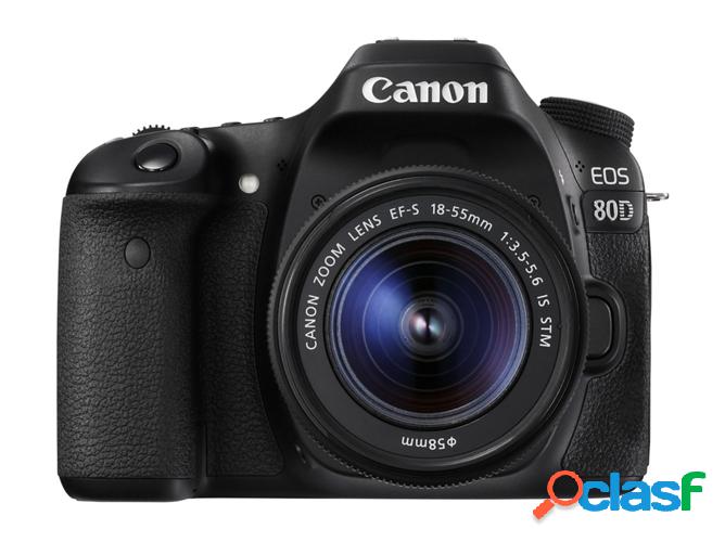 Kit Cámara Réflex CANON EOS 80D + EF-S 18-55mm f/3.5-5.6