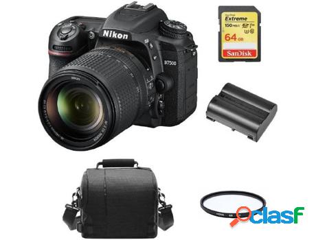 Kit Cámara Réflex NIKON D7500 AF-S 18-140MM F3.5-5.6G ED