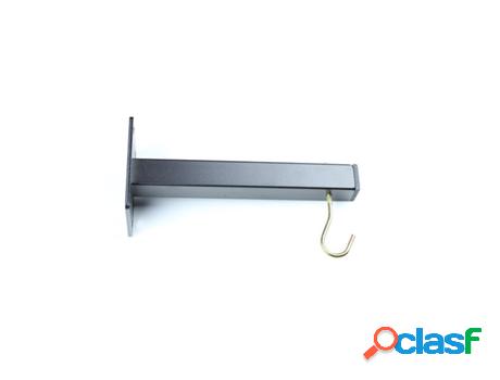 Kit de 2 soportes para pantalla de proyección, negro