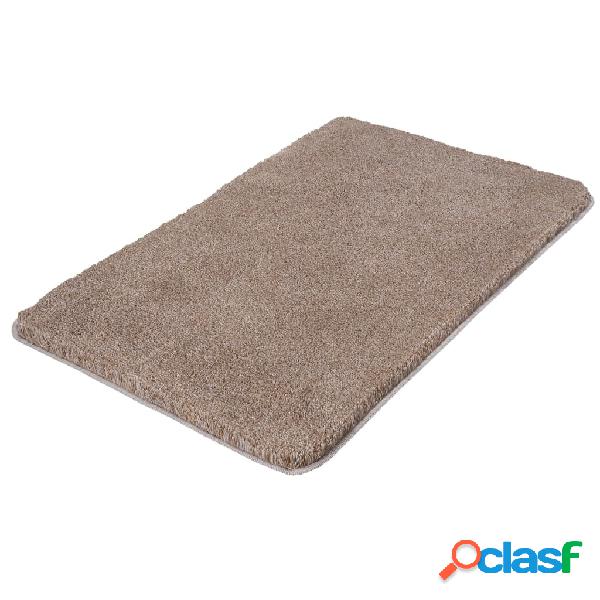 Kleine Wolke Alfombra de baño Relax gris taupe 70x120 cm