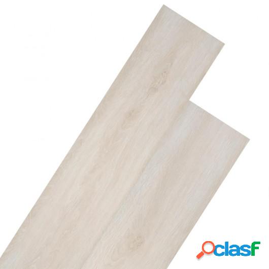 Lamas para suelo de PVC 5,26 m² 2 mm roble clásico blanco