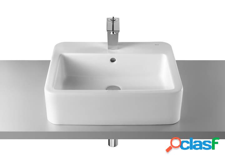 Lavabo de porcelana Roca Element sobre encimera