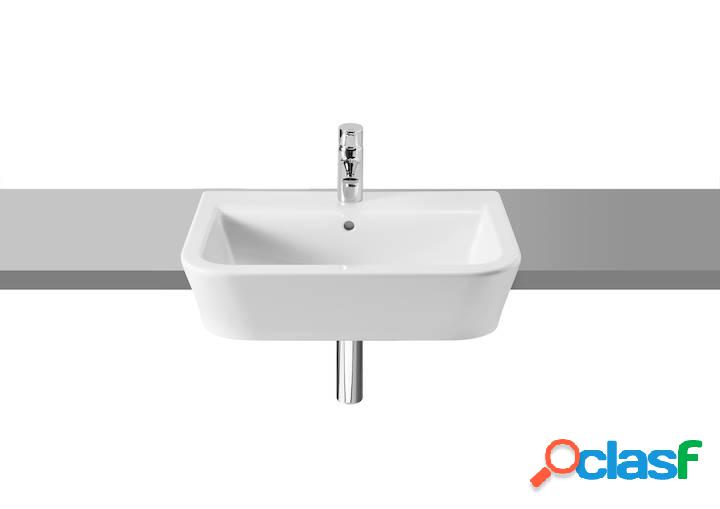 Lavabo de porcelana Roca The Gap Original semiempotrado en
