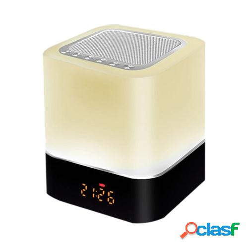 Led BT Speaker Multifuncional Touching Night Light Lámpara