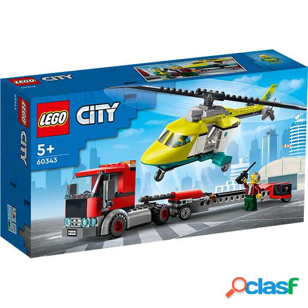 Lego City 60343 Transporte del Helic?ptero de Rescate