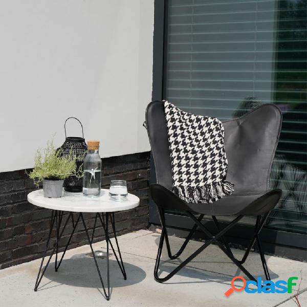 Lesli Living Silla Butterfly Buffalo negra 75x75x87 cm