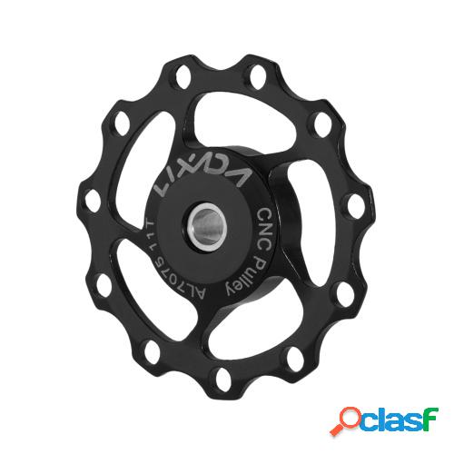 Lixada 1pc 11T Guía de desviador trasero CNC Polea de