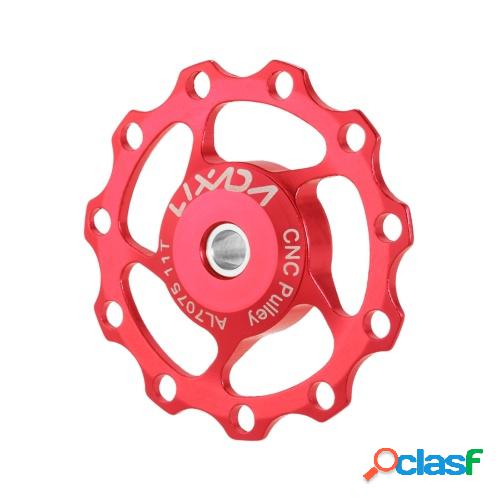Lixada 1pc 11T Guía de desviador trasero CNC Polea de