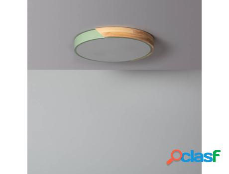 Lámpara LED LEDKIA Circular (Verde Celadón - LED Integrado