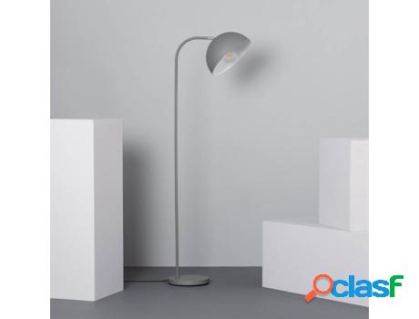 Lámpara de Pie LEDKIA Bowlen (Gris - E27 - 40 W)