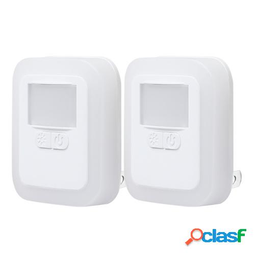 Lámpara de noche de pared con movimiento enchufable con