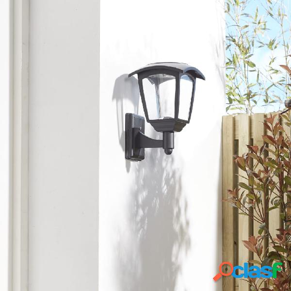 Luxform Lámpara de pared LED solar híbrida de jardín
