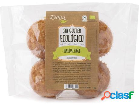 Magdalenas Ecológicas Sin Gluten Bio ZEALIA (140 g)