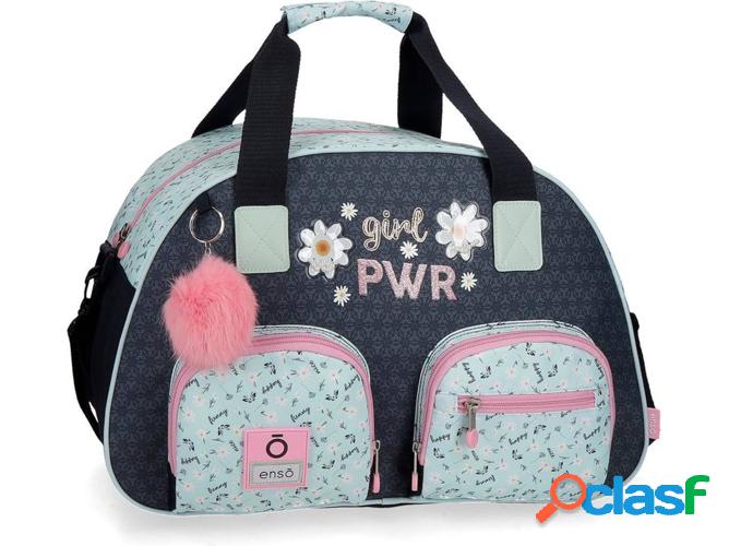 Maleta de Cabina ENSO Girl Power Azul (45x28x22cm)