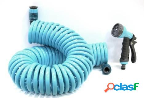 Manguera de riego de 15m espiral Natuur con accesorios