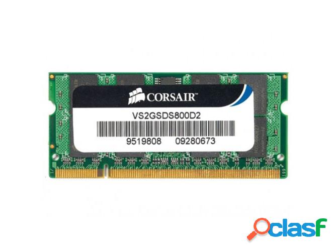 Memoria RAM DDR2 CORSAIR VS2GSDS800D2 (1 x 2 GB - 800 MHz -