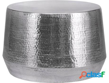 Mesa de Centro WOMO-DESIGN Rojo Aluminio Plateado (60 x 37