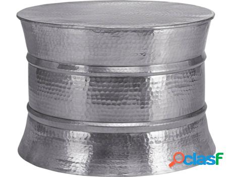 Mesa de Centro WOMO-DESIGN Rojo Aluminio Plateado (62 x 33