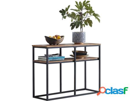 Mesa de Entrada SOBUY (Marrón, Negro - 107x77x36 cm)