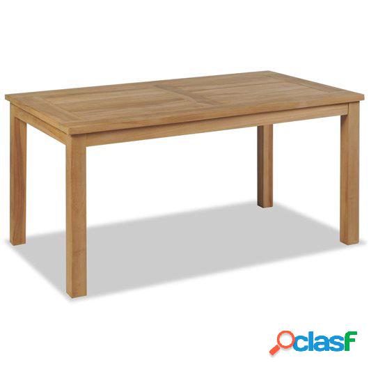 Mesa de centro de madera de teca 90x50x45 cm