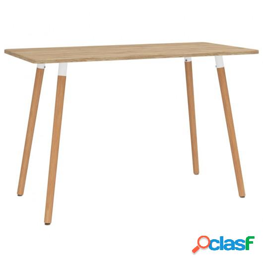 Mesa de comedor de metal 120x60x75 cm