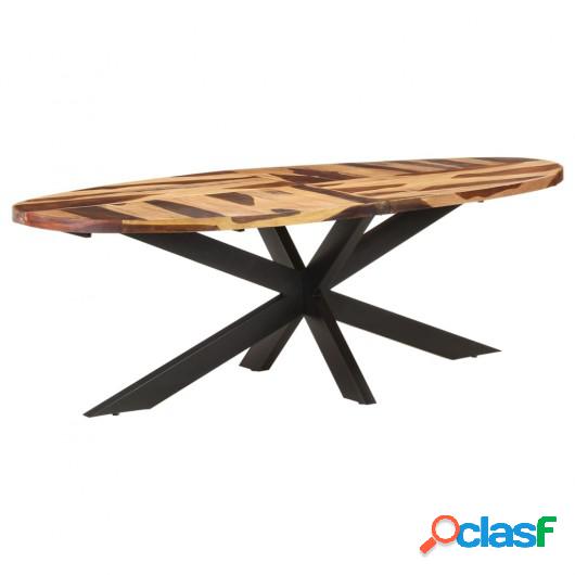 Mesa de comedor madera acacia y acabado sheesham 240x100x75