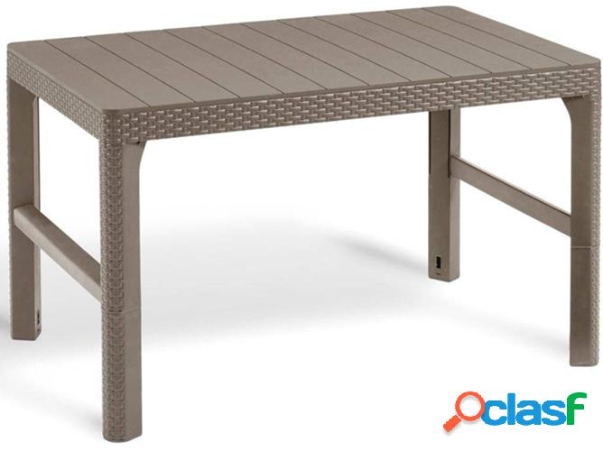 Mesa de jardín ALLIBERT Lyon capuchino 232296