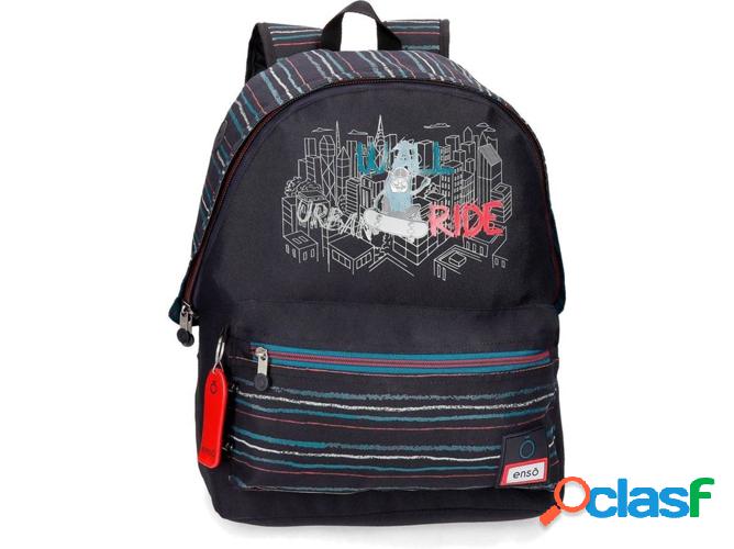 Mochila Portaordenador ENSO Wall Ride Negro (31x42x17,5cm)