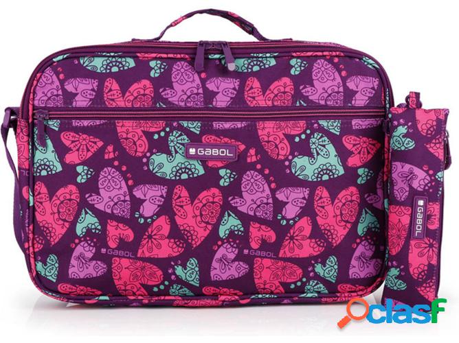 Mochila con Estuche GABOL Dream (Morado - 26 x 38 x 6 cm -