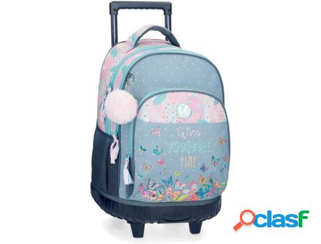Mochila con Ruedas MOVOM Give Yourself Time Azul (32x43x21