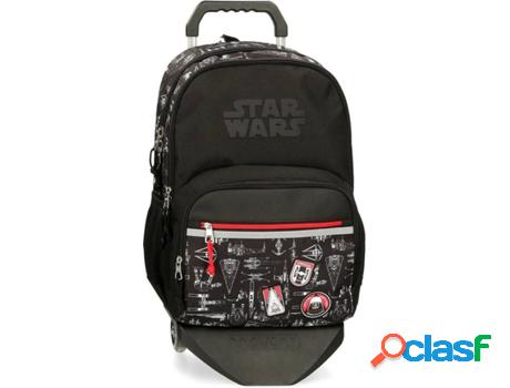 Mochila con Ruedas STAR WARS Space Mission Negro (32x45x15