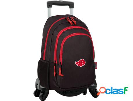 Mochila con Trolley NARUTO 4 Ruedas (Multicolor - Poliéster