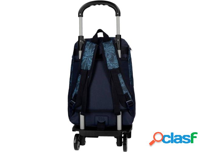Mochila con Trolley ROLL ROAD Palm Azul (30x40x13cm)