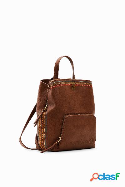 Mochila pequeÃ±a pespuntes