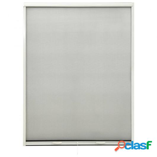 Mosquitera enrollable para ventanas blanco 130x170 cm