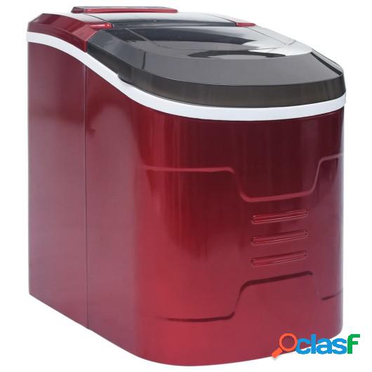 Máquina para hacer cubitos de hielo rojo 2,4 L 15 kg / 24 h