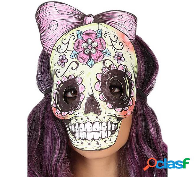 Máscara de Catrina con Lazo