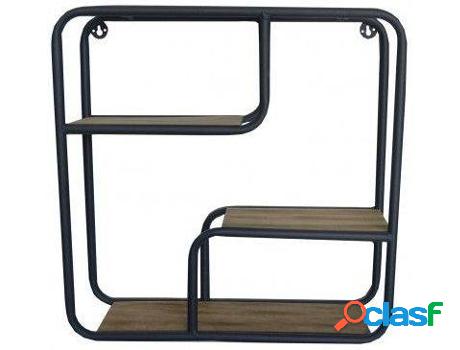 Mueble Auxiliar HOGAR Y MÁS Pared Cuadrada Madera (40 x40