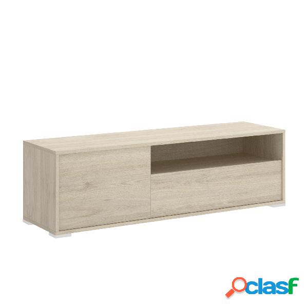 Mueble Bajo TV Dekit Oslo madera natural 40x130x41cm